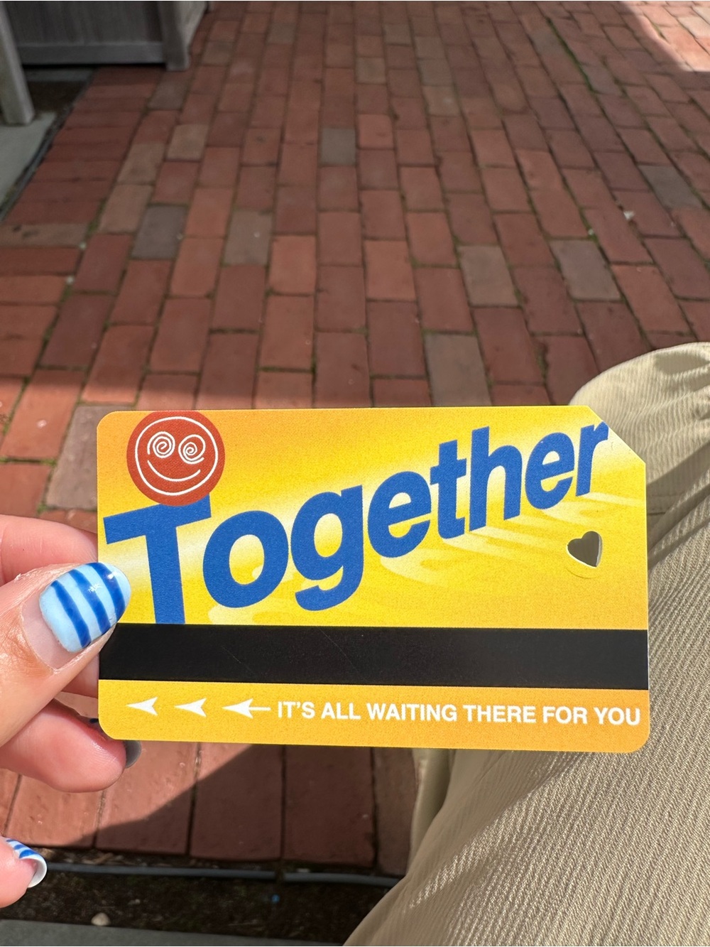 Harry Styles Together Together Train Card